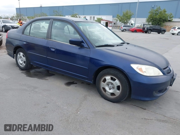 2005 Honda Civic z VIN JHMES96615S009316, wystawiony jako IAAI lot #42073454 z przebiegiem 117 864 mil mil oraz . Historia ofert i sprzedaży dostępna na DreamBid. Obrazek 1.