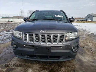 2016 Jeep Compass Latitude with VIN 1C4NJCEAXGD760221, listed as a Copart auction lot 46456585 with 104,900 mi miles and Clean Title. Bid and sale history available at carsss.com. Image 5.
