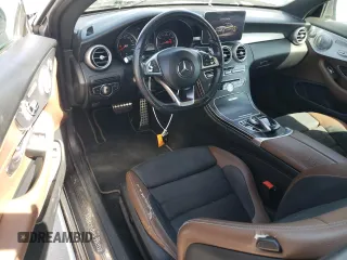 2017 Mercedes-Benz C 300 with VIN WDDWJ4KB6HF346999, listed as a Copart auction lot 50258965 with 105,242 mi miles and Salvage Title. Bid and sale history available at DreamBid. Image 8.