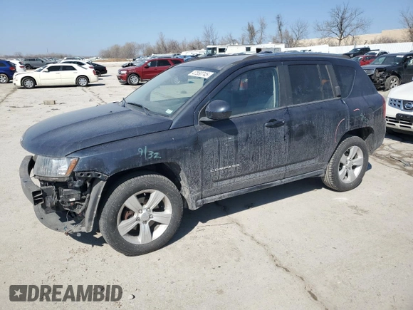 2015 Jeep Compass Latitude with VIN 1C4NJDEB0FD143083, listed as a Copart auction lot 47550745 with 79,898 mi miles and Salvage Title. Bid and sale history available at carsss.com. Image 1.