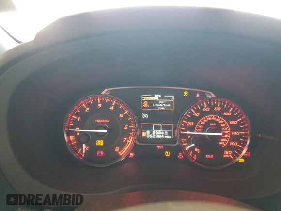 2016 Subaru WRX Premium z VIN JF1VA1E69G9828081, wystawiony jako Copart lot #63122085 z przebiegiem 52 984 mil mil oraz Szkoda całkowita • Salvage title. Historia ofert i sprzedaży dostępna na DreamBid. Obrazek 9.