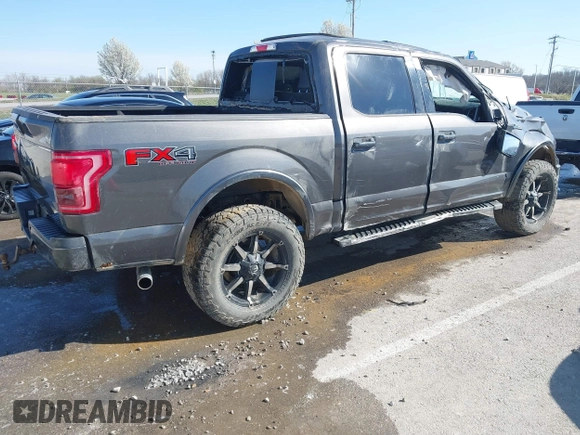 2017 Ford F-150 XL with VIN 1FTEW1EFXHKC56508, listed as a IAAI auction lot 41849739 with 149,209 mi miles and . Bid and sale history available at DreamBid. Image 4.