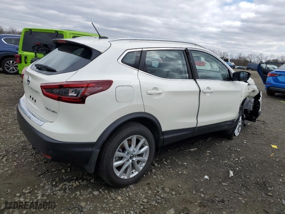 2022 Nissan Rogue Sport SV with VIN JN1BJ1BW6NW492067, listed as a Copart auction lot 47306795 with 10,499 mi miles and Salvage Title. Bid and sale history available at carsss.com. Image 3.
