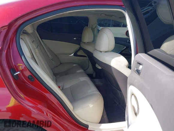 2011 Lexus IS 250 with VIN JTHBF5C2XB5135251, listed as a IAAI auction lot 41895924 with 207,215 mi miles and . Bid and sale history available at DreamBid. Image 8.
