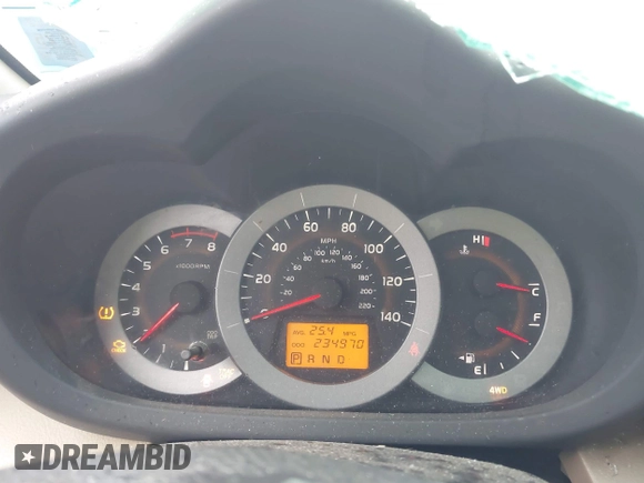 2012 Toyota RAV4 с VIN 2T3BF4DV2CW266964, выставлен на аукционе IAAI как лот 42600941 с пробегом 234 970 миль миль и . История ставок и продаж доступна на DreamBid. Изображение 7.