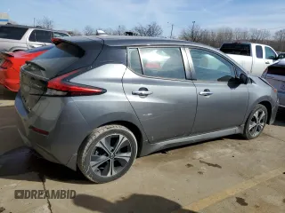 2020 Nissan LEAF SV Plus with VIN 1N4BZ1CP3LC307815, listed as a Copart auction lot 88302815 with 49,942 mi miles and Salvage Title. Bid and sale history available at DreamBid. Image 3.