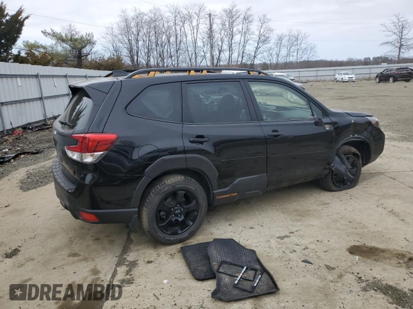 2023 Subaru Forester Wilderness with VIN JF2SKAMC6PH414247, listed as a Copart auction lot 48792165 with 22,141 mi miles and Salvage Title. Bid and sale history available at carsss.com. Image 3.