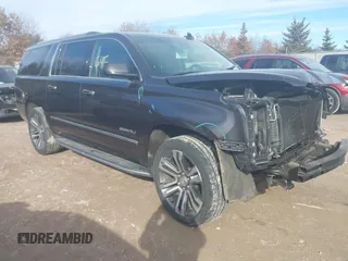 2017 GMC Yukon XL Denali with VIN 1GKS2HKJ5HR369939, listed as a IAAI auction lot 41446415 with 159,056 mi miles. Bid and sale history available at carsss.com. Image 1.