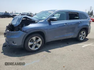 2015 Toyota Highlander Limited z VIN 5TDDKRFH4FS100847, wystawiony jako Copart lot #59992195 z przebiegiem Nie podano mil oraz Szkoda całkowita • Salvage title. Historia ofert i sprzedaży dostępna na DreamBid. Obrazek 1.