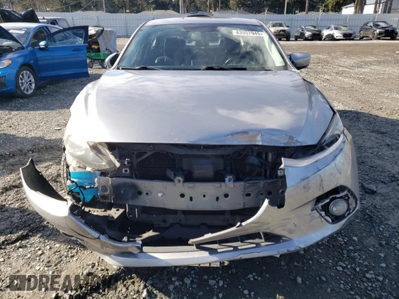 2015 Mazda 3 S Touring with VIN JM1BM1V32F1227683, listed as a Copart auction lot 43557945 with 121,981 mi miles and Salvage Title. Bid and sale history available at DreamBid. Image 5.
