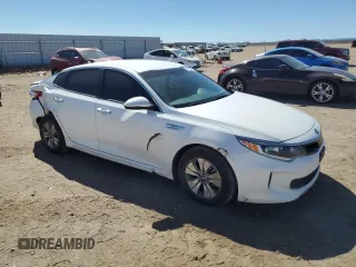 2017 Kia Optima Hybrid with VIN KNAGT4LC0H5007464, listed as a Copart auction lot 67412084 with 104,083 mi miles and Salvage Title. Bid and sale history available at carsss.com. Image 4.