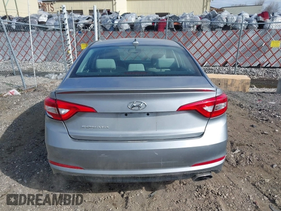 2017 Hyundai Sonata SE with VIN 5NPE24AF5HH572898, listed as a IAAI auction lot 42039023 with 50,494 mi miles and . Bid and sale history available at DreamBid. Image 16.