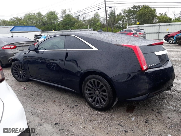 2011 Cadillac CTS Coupe Performance with VIN 1G6DL1ED5B0142375, listed as a Copart auction lot 72772384 with 64,717 mi miles and Salvage Title. Bid and sale history available at carsss.com. Image 2.