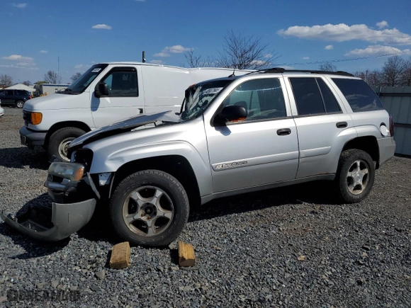 2004 Chevrolet TrailBlazer LS with VIN 1GNDT13SX42236166, listed as a Copart auction lot 48937985 with 0 mi miles and Salvage Title. Bid and sale history available at carsss.com. Image 1.