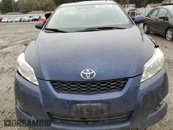 2009 Toyota Matrix with VIN 2T1KU40E29C181590, listed as a Copart auction lot 50651605 with 113,382 mi miles and Salvage Title. Bid and sale history available at carsss.com. Image 5.