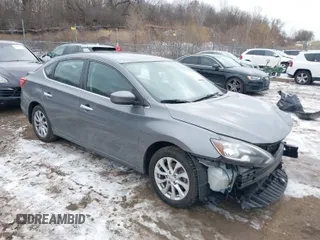 2019 Nissan Sentra SV z VIN 3N1AB7AP5KL606132, wystawiony jako IAAI lot #41169716 z przebiegiem 176 860 mil mil oraz . Historia ofert i sprzedaży dostępna na DreamBid. Obrazek 1.