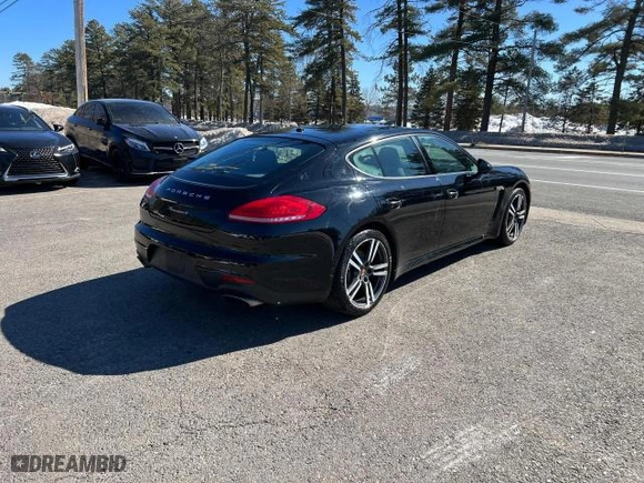 2014 Porsche Panamera with VIN WP0AA2A71EL010339, listed as a Copart auction lot 53249195 with 94,880 mi miles and Clean Title. Bid and sale history available at carsss.com. Image 4.