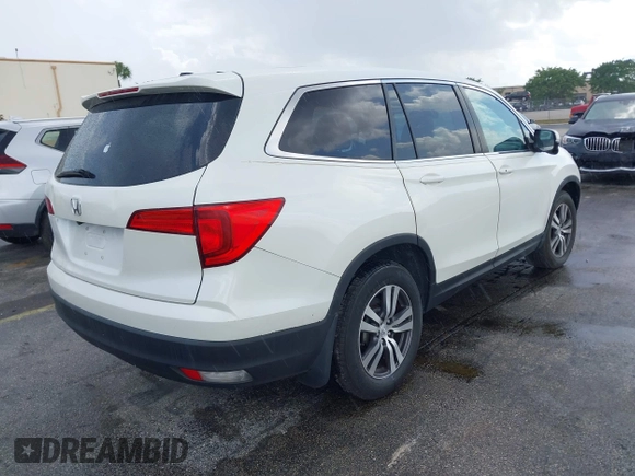 2016 Honda Pilot EX-L with VIN 5FNYF5H50GB043294, listed as a IAAI auction lot 41930654 with 92,728 mi miles and . Bid and sale history available at DreamBid. Image 4.