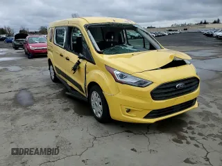 2022 Ford Transit Connect XLT with VIN NM0LS7T28N1527571, listed as a Copart auction lot 43587235 with 8,620 mi miles and Salvage title. Bid and sale history available at DreamBid. Image 11.