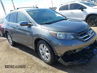 2012 Honda CR-V EX-L with VIN 2HKRM4H70CH632914, listed as a IAAI auction lot 41827493 with 188,174 mi miles. Bid and sale history available at carsss.com. Image 1.