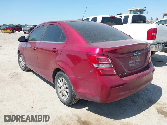 2018 Chevrolet Sonic LT with VIN 1G1JD5SH3J4105434, listed as a IAAI auction lot 41992626 with 79,843 mi miles and . Bid and sale history available at DreamBid. Image 3.