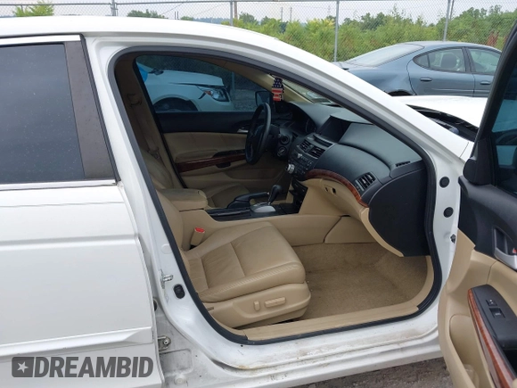 2011 Honda Accord EX-L with VIN 1HGCP3F80BA030444, listed as a IAAI auction lot 42728258 with 84,085 mi miles and . Bid and sale history available at DreamBid. Image 5.
