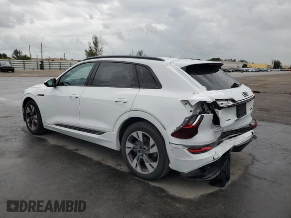 2022 Audi e-tron Premium with VIN WA1AAAGE9NB038342, listed as a Copart auction lot 46429375 with 39,636 mi miles and Non Repairable. Bid and sale history available at DreamBid. Image 2.