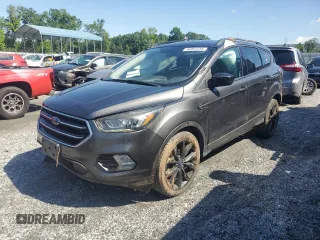2017 Ford Escape SE z VIN 1FMCU0GDXHUA48700, wystawiony jako Copart lot #56953235 z przebiegiem 99 507 mil mil oraz Szkoda całkowita • Salvage title. Historia ofert i sprzedaży dostępna na DreamBid. Obrazek 1.