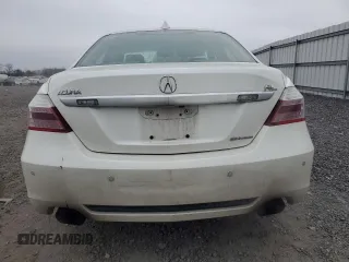 2011 Acura RL Technology with VIN JH4KB2F63BC000147, listed as a Copart auction lot 86130774 with 215,685 mi miles and Salvage Title. Bid and sale history available at DreamBid. Image 6.