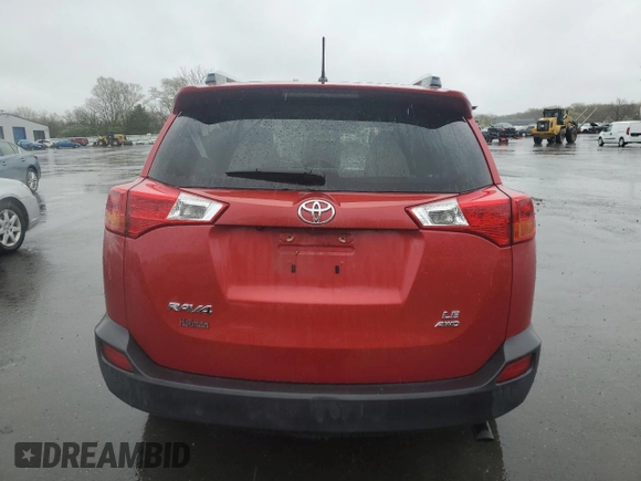 2014 Toyota RAV4 LE with VIN JTMBFREV0ED091304, listed as a Copart auction lot 52942085 with 78,387 mi miles and Salvage Title. Bid and sale history available at DreamBid. Image 6.