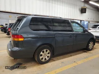 2003 Honda Odyssey EX-L z VIN 5FNRL18993B142649, wystawiony jako Copart lot #86397154 z przebiegiem 339 966 mil mil oraz Szkoda całkowita • Salvage title. Historia ofert i sprzedaży dostępna na DreamBid. Obrazek 3.