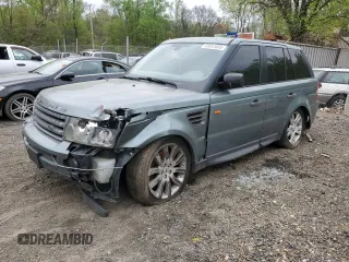 2006 Land Rover Range Rover Sport HSE with VIN SALSF25466A931791, listed as a Copart auction lot 53651055 with 180,667 mi miles and Salvage Title. Bid and sale history available at DreamBid. Image 1.
