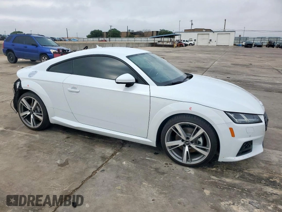 2021 Audi TT with VIN TRUAEAFVXM1002133, listed as a Copart auction lot 54522515 with 12,029 mi miles and Salvage title. Bid and sale history available at DreamBid. Image 4.