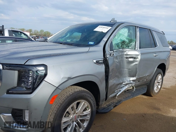 2024 GMC Yukon SLT with VIN 1GKS2BKD9RR282361, listed as a IAAI auction lot 41878591 with 13,347 mi miles. Bid and sale history available at carsss.com. Image 6.