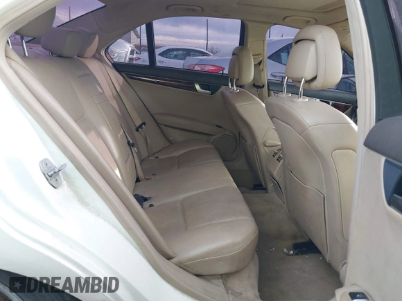 2012 Mercedes-Benz C 250 Sport with VIN WDDGF4HB4CR191843, listed as a IAAI auction lot 41648071 with 138,178 mi miles and . Bid and sale history available at DreamBid. Image 8.