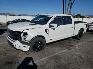 2024 Ford F-150 with VIN 1FTFW7LD5RFB69988, listed as a Copart auction lot 85066924 with 2,138 mi miles and Salvage title. Bid and sale history available at DreamBid. Image 1.