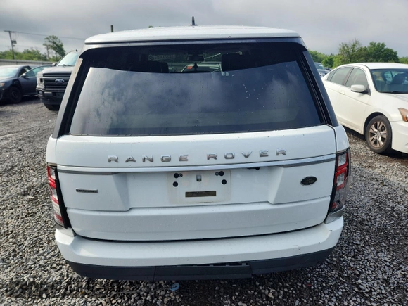 2016 Land Rover Range Rover Supercharged with VIN SALGS2EF3GA317124, listed as a Copart auction lot 62373365 with 79,810 mi miles and Salvage title. Bid and sale history available at DreamBid. Image 6.