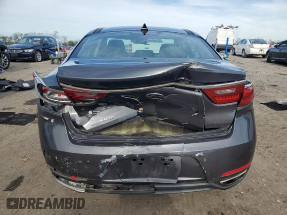 2017 Kia Cadenza Premium with VIN KNALC4J17H5068665, listed as a Copart auction lot 85211704 with 73,237 mi miles and Salvage Title. Bid and sale history available at carsss.com. Image 6.