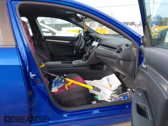 2019 Honda Civic Sedan Sport with VIN 2HGFC2F83KH592715, listed as a IAAI auction lot 41609225 with 1 mi miles. Bid and sale history available at carsss.com. Image 5.