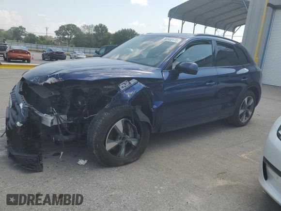 2020 Audi Q5 Premium with VIN WA1ANAFY4L2101702, listed as a Copart auction lot 60560175 with 75,309 mi miles and Clean title. Bid and sale history available at DreamBid. Image 1.