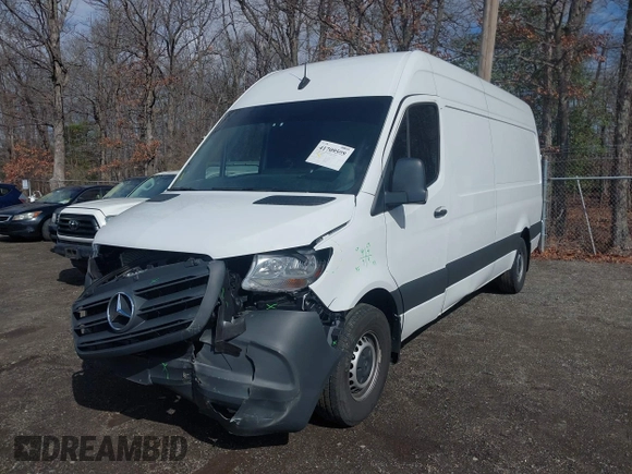 2023 Mercedes-Benz Sprinter Cargo Cargo with VIN W1Y40CHY2PT157028, listed as a IAAI auction lot 41709598 with 15,709 mi miles and . Bid and sale history available at carsss.com. Image 17.