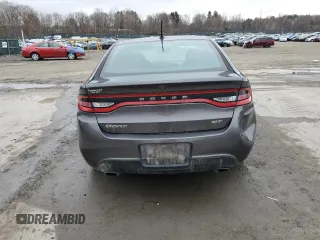 2014 Dodge Dart GT with VIN 1C3CDFEBXED906613, listed as a Copart auction lot 50326405 with 104,685 mi miles and Salvage Title. Bid and sale history available at carsss.com. Image 6.