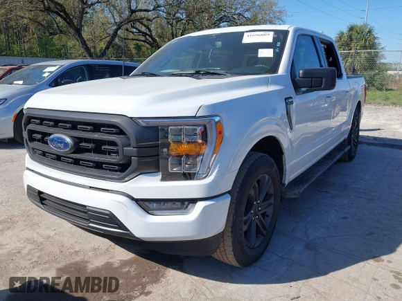 2023 Ford F-150 XL with VIN 1FTEW1C57PFC48190, listed as a IAAI auction lot 41696009 with 34,776 mi miles and . Bid and sale history available at DreamBid. Image 2.
