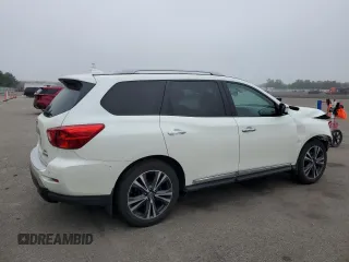 2020 Nissan Pathfinder Platinum with VIN 5N1DR2DMXLC639291, listed as a Copart auction lot 61467715 with 97,949 mi miles and Salvage title. Bid and sale history available at DreamBid. Image 3.