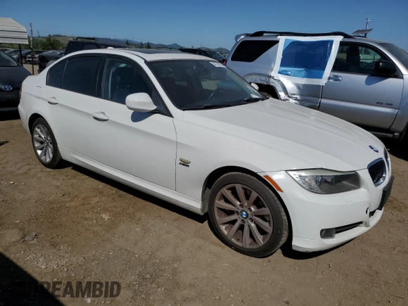2011 BMW 3 Series 328i xDrive with VIN WBAPK5G55BNN28370, listed as a Copart auction lot 53130265 with Not Provided miles and Salvage Title. Bid and sale history available at carsss.com. Image 4.