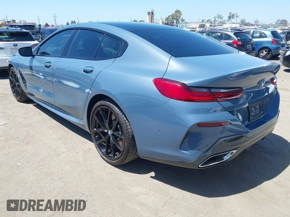 2022 BMW 8 Series 840i with VIN WBAGV2C09NCH74342, listed as a IAAI auction lot 42326824 with 12,745 mi miles and . Bid and sale history available at DreamBid. Image 3.