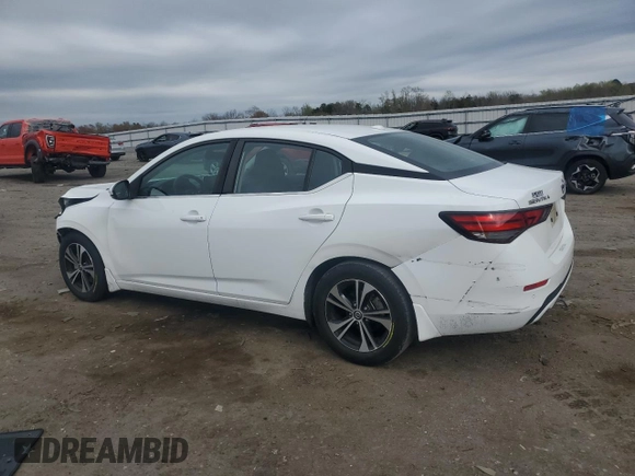 2020 Nissan Sentra SV with VIN 3N1AB8CV9LY267140, listed as a Copart auction lot 51565455 with 63,256 mi miles and Salvage Title. Bid and sale history available at DreamBid. Image 2.