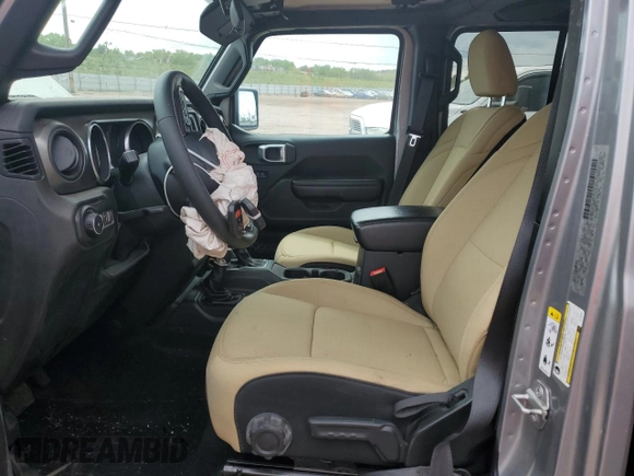 2018 Jeep Wrangler Unlimited Sport S с VIN 1C4HJXDG7JW138049, выставлен на аукционе Copart как лот 57168065 с пробегом 53 267 миль миль и Списание • Salvage title. История ставок и продаж доступна на DreamBid. Изображение 7.