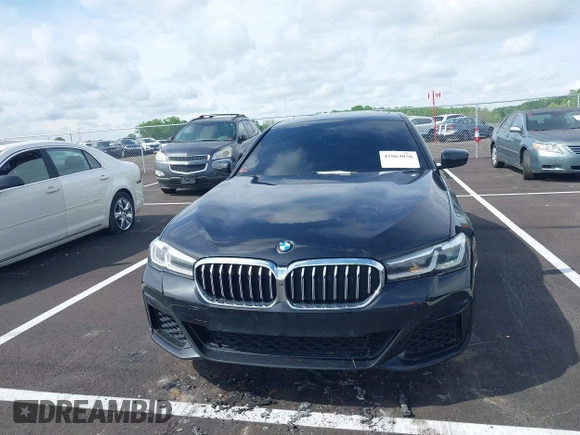 2021 BMW 5 Series 540i with VIN WBA53BJ08MWW95688, listed as a IAAI auction lot 42064036 with 39,410 mi miles and . Bid and sale history available at DreamBid. Image 12.