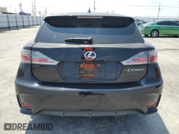 2016 Lexus CT 200h with VIN JTHKD5BH1G2264547, listed as a Copart auction lot 54964895 with 57,305 mi miles and Salvage Title. Bid and sale history available at carsss.com. Image 6.